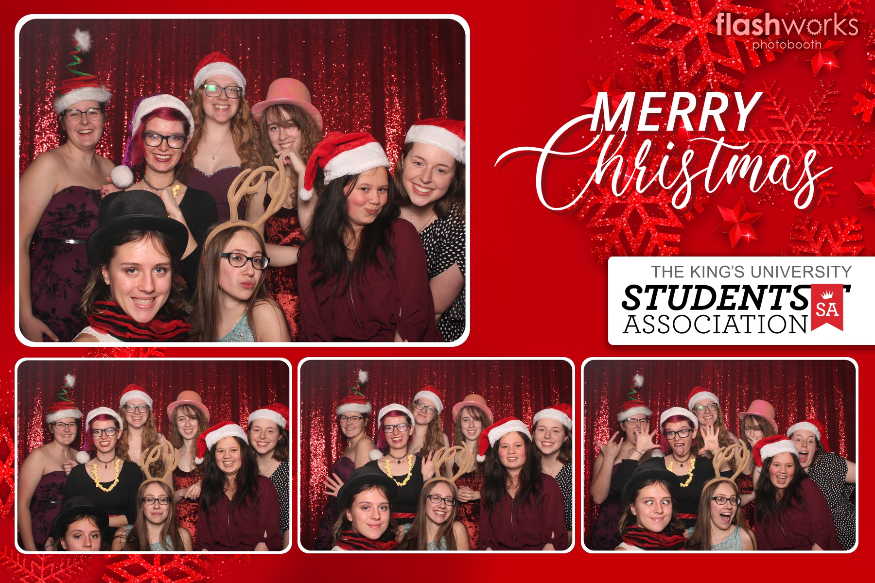 Kings Christmas Party | View more photos from the event at gallery.flashworksphotobooth.com/u/FlashworksPhotoboothInc/Kings-Christmas-Party